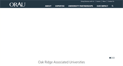 Desktop Screenshot of orau.org