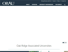 Tablet Screenshot of orau.org
